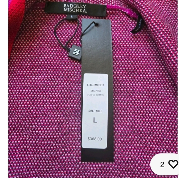 Badgley Mischka NWTs Floral Cardigan - Picture 5 of 8